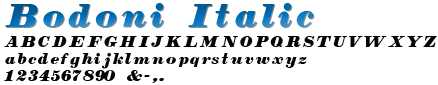 Bodoni Italic