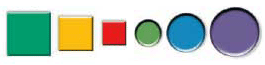 Picture of Acrylic Symbols - Circles & Squares