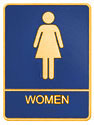 Picture of Bronze ADA Plaque - Womens Restroom