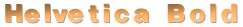 Picture of Bronze Letters & Numbers - Helvetica Bold