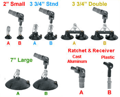 Picture for category Telescoping Change Arm Replacement Cups and Heads