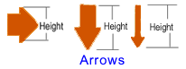 Picture of Copper Symbols - Arrows