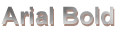Picture of Reverse Channel Letters & Numbers - Arial Bold