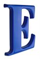 Plastic letters and numbers