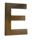 Bronze Letters Helvetica Font Oxidized