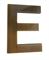 Bronze Letters Helvetica Font Oxidized