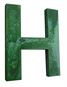 Bronze Letters Helvetica Font Patina Turquoise