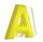 Formed Channel Letters Helvetica Font in Yellow #1800