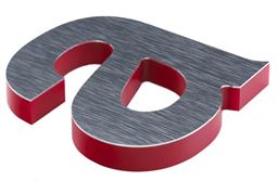 Metal on Acrylic Letters