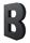 Cast Aluminum Letters Helvetica Font in Black Satin Anodized