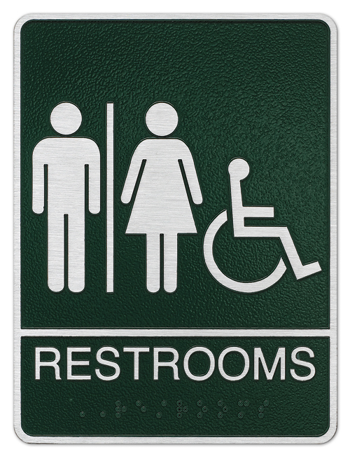 ADA Plaques Men and Womens Restroom