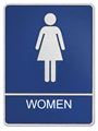ADA Plaques Womens Restroom