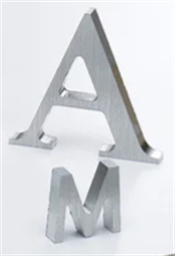 Aluminum Mini Letters